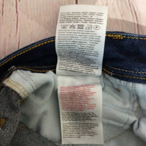 ONLY Blue Behavior Skinny Low Rise Blue Denim Jeans - Size 27W x 34L - Picture 9 of 10